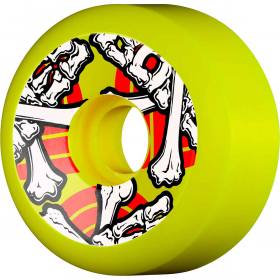 64mm 97a Powell Peralta OG Crossbones Re-Issue Wheels - Yellow - PRE-ORDER