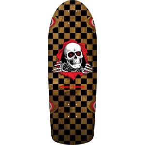 10x30 Powell Peralta OG Ripper Checker Re-Issue Deck - Brown Veneer PRE-ORDER