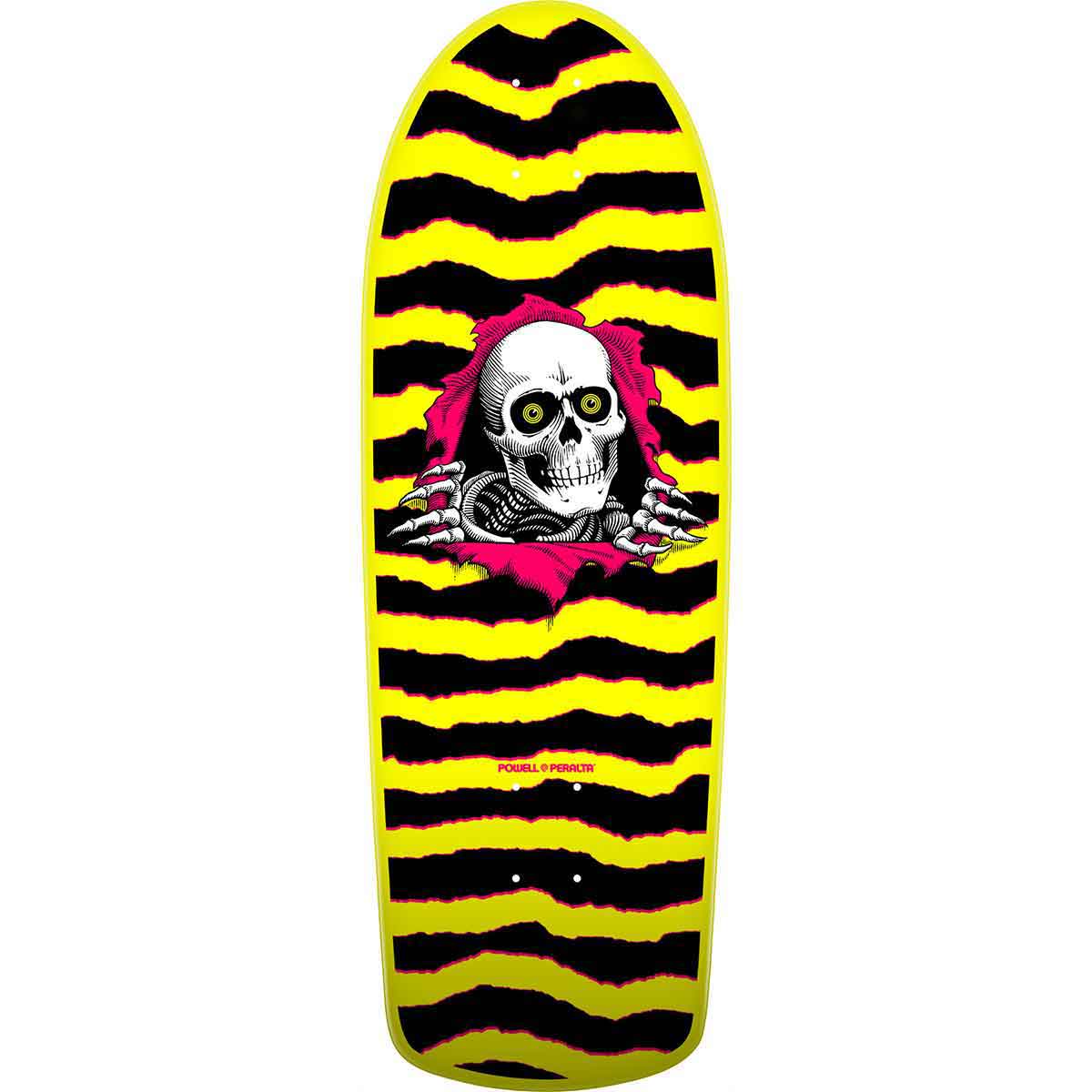 Powell Peralta OG Ripper Re-Issue Skateboard Deck - Yellow/Black