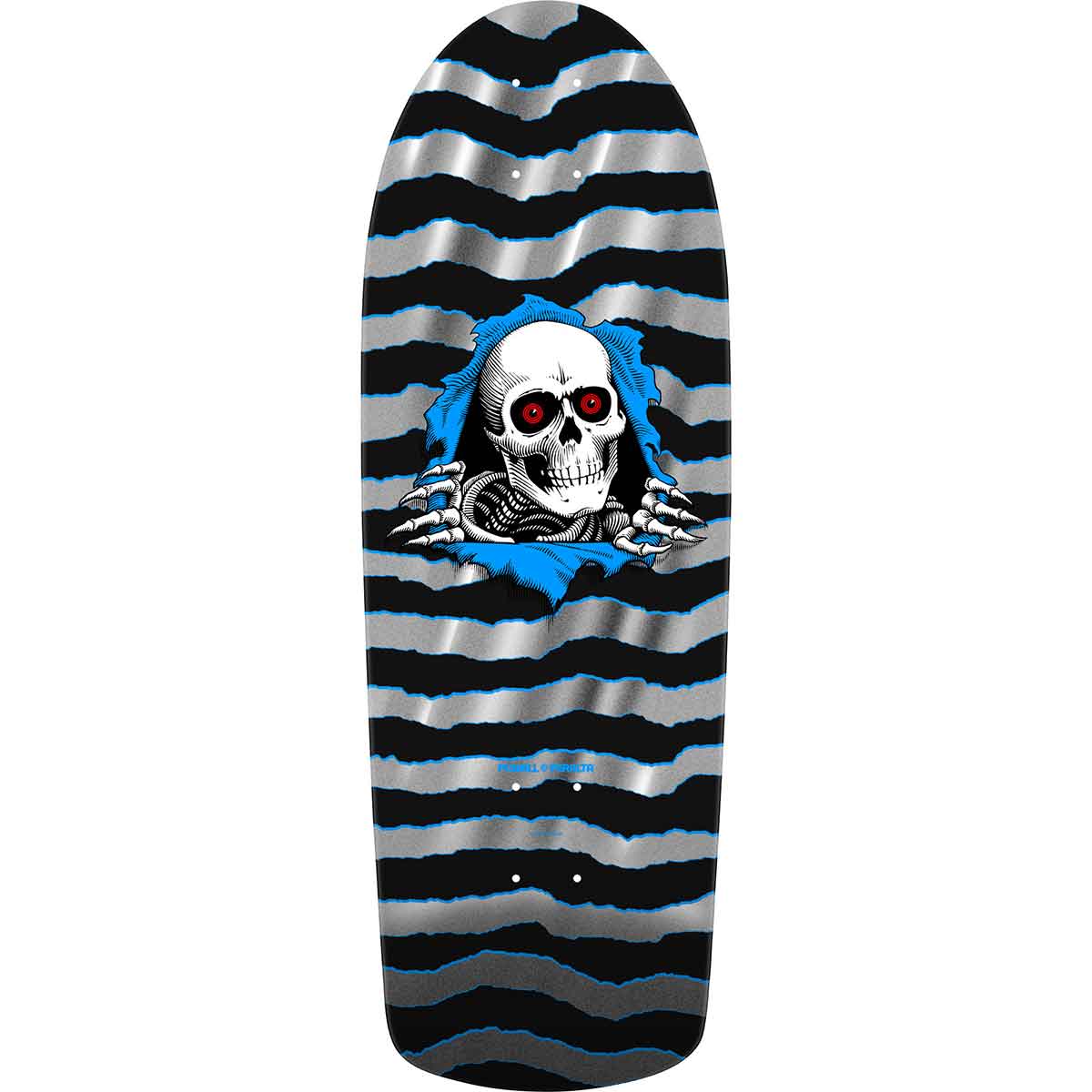 Powell Peralta OG Ripper Re-Issue Skateboard Deck - Black/Silver