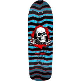 9.89x31.32 Powell Peralta Old School Ripper Re-Issue Skateboard Deck - Red/Aqua Foil PRE-ORDER