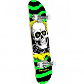 Powell Peralta Ripper Birch Complete Skateboard - Lime/Yellow 7.75x31.08