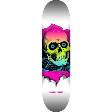 Powell Peralta Ripper Skateboard Deck - Lime Fade/White 8.5x32.08