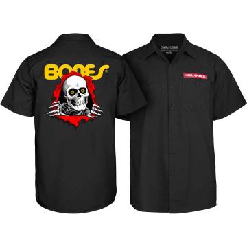Powell Peralta Skateboards Cross Bones Jacket - Black - PRE-ORDER