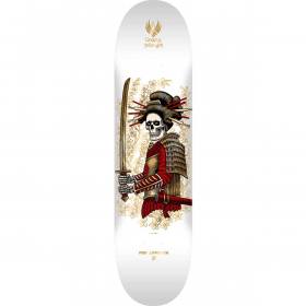 8.25x31.95 Powell Peralta Sakura Yosozumi Onna-Bugeisha Pro Flight Deck - White/Gold
