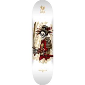 8x31.45 Powell Peralta Sakura Yosozumi Onna-Bugeisha Pro Deck - White/Gold