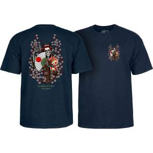 Powell Peralta Sakura Yosozumi Samurai T-Shirt - Navy