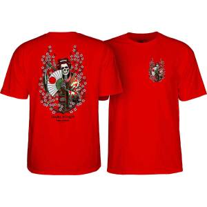 Powell Peralta Sakura Yosozumi Samurai T-Shirt - Red
