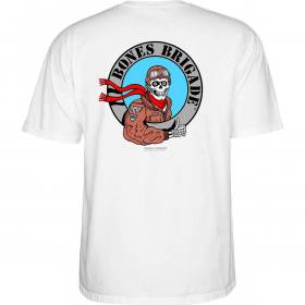 Powell Peralta Bones Brigade Pilot T-Shirt - White