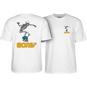 Powell Peralta Skeleton 2 T-Shirt - White