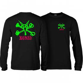 Powell Peralta Rat Bones Long Sleeve T-Shirt - Blacklight