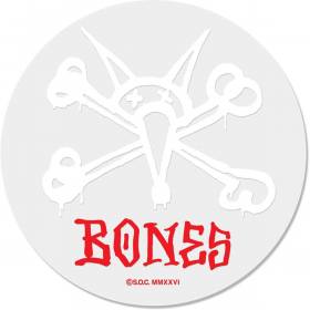 Powell Peralta Vato Rat Circle Sticker - White 4.5"