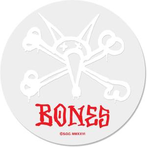 Powell Peralta Vato Rat Circle Sticker - White 4.5"
