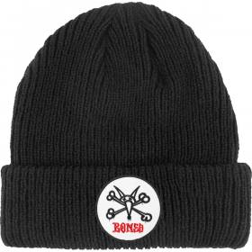 Powell Peralta Vato Rat Cuff Beanie - Black/White