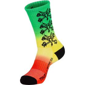 Powell Peralta Vato Rats Cotton Socks - Rasta Fade