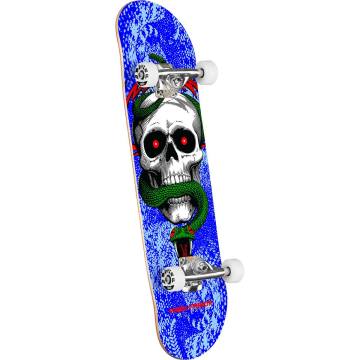 Powell Peralta Skull & Snake Birch Complete Skateboard - Blue 8.25