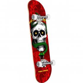 Powell Peralta Skull & Snake Birch Complete Skateboard - Red 7.75x31.08