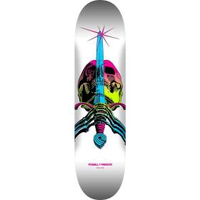 9x32.95 Powell Peralta Skull & Sword Deck - Lime Fade/White