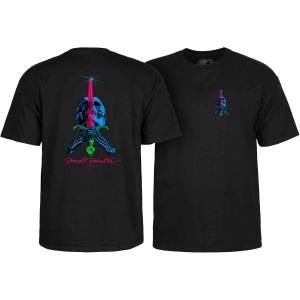 Powell Peralta Skull & Sword T-Shirt - Blacklight