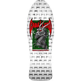 9.95x29.74 Powell Peralta Steve Caballero Bones Brigade Series 17 Re-Issue Deck - White - LIMIT 1