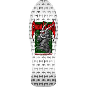 9.95x29.74 Powell Peralta Steve Caballero Bones Brigade Series 17 Re-Issue Deck - White - LIMIT 1