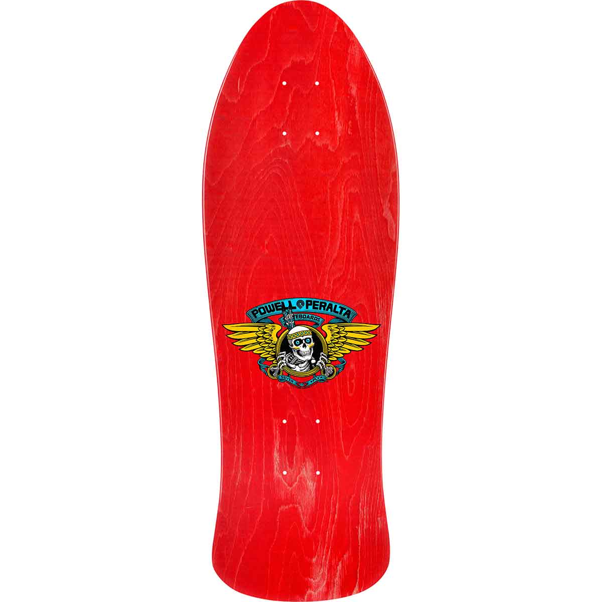 Powell Peralta Steve Saiz Totem Re-Issue Skateboard Deck - Red