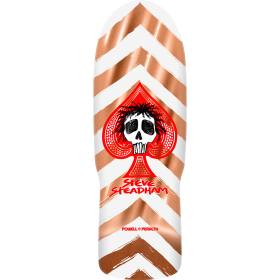 10x30.125 Powell Peralta Steve Steadham Skull & Spade Re-Issue Deck - Copper Foil - PRE-ORDER