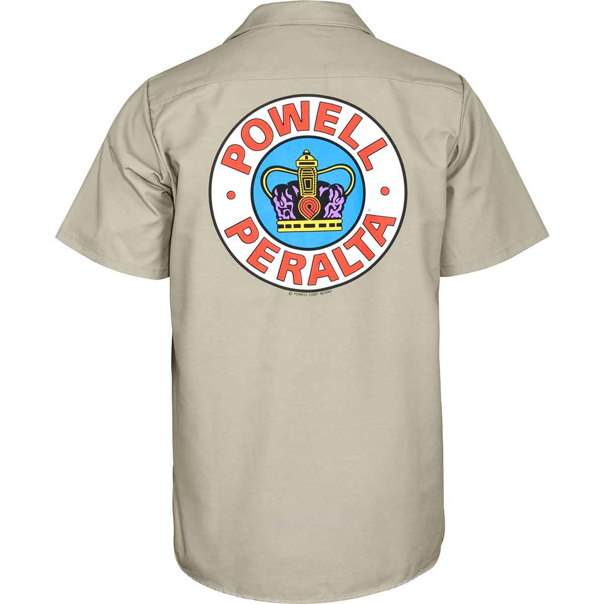 Powell Peralta Supreme Work Shirt - Khaki | SoCal Skateshop