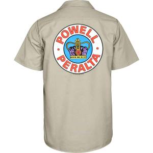 Powell Peralta Supreme Work Shirt - Khaki
