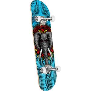 Powell Peralta Vallely Elephant Birch Complete Skateboard - Blue 8x31.45