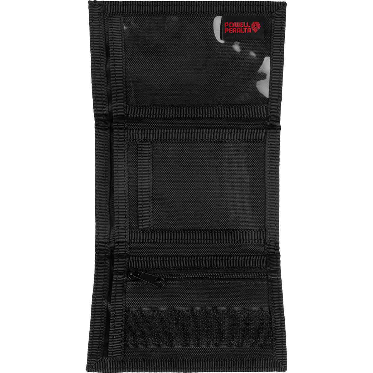 Powell Peralta Winged Ripper Trifold Velcro Wallet - Red/Black