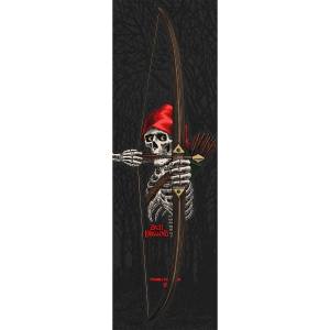 10.5x33 Powell Peralta Zach Doelling Archer Premium Printed Griptape - Black