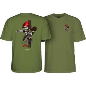 Powell Peralta Zach Doelling Archer T-Shirt - Military Green