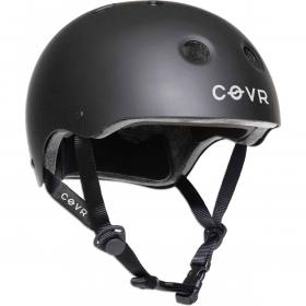 Push Covr Youth Skateboard Helmet - Matte Black
