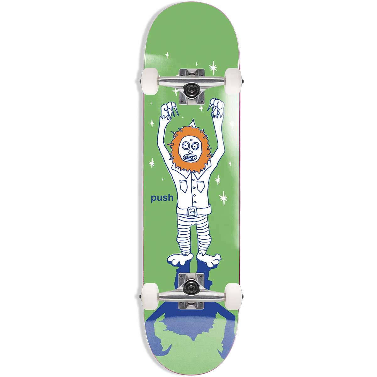 Push Frosty Sketch 1st Push Soft Top Complete Skateboard - Green