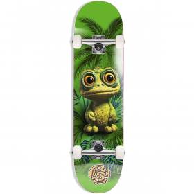 Push Mr Frog 1st Push Mini Complete Skateboard - Green 7x29