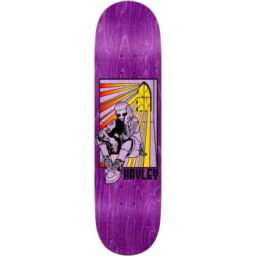 Real Hayley Wilson Stained Pro Skateboard Deck - Purple Stain 8.5