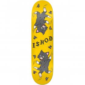8x31.5 Real Ishod Wair Kitten Scratch Twintail Pro Deck - Yellow