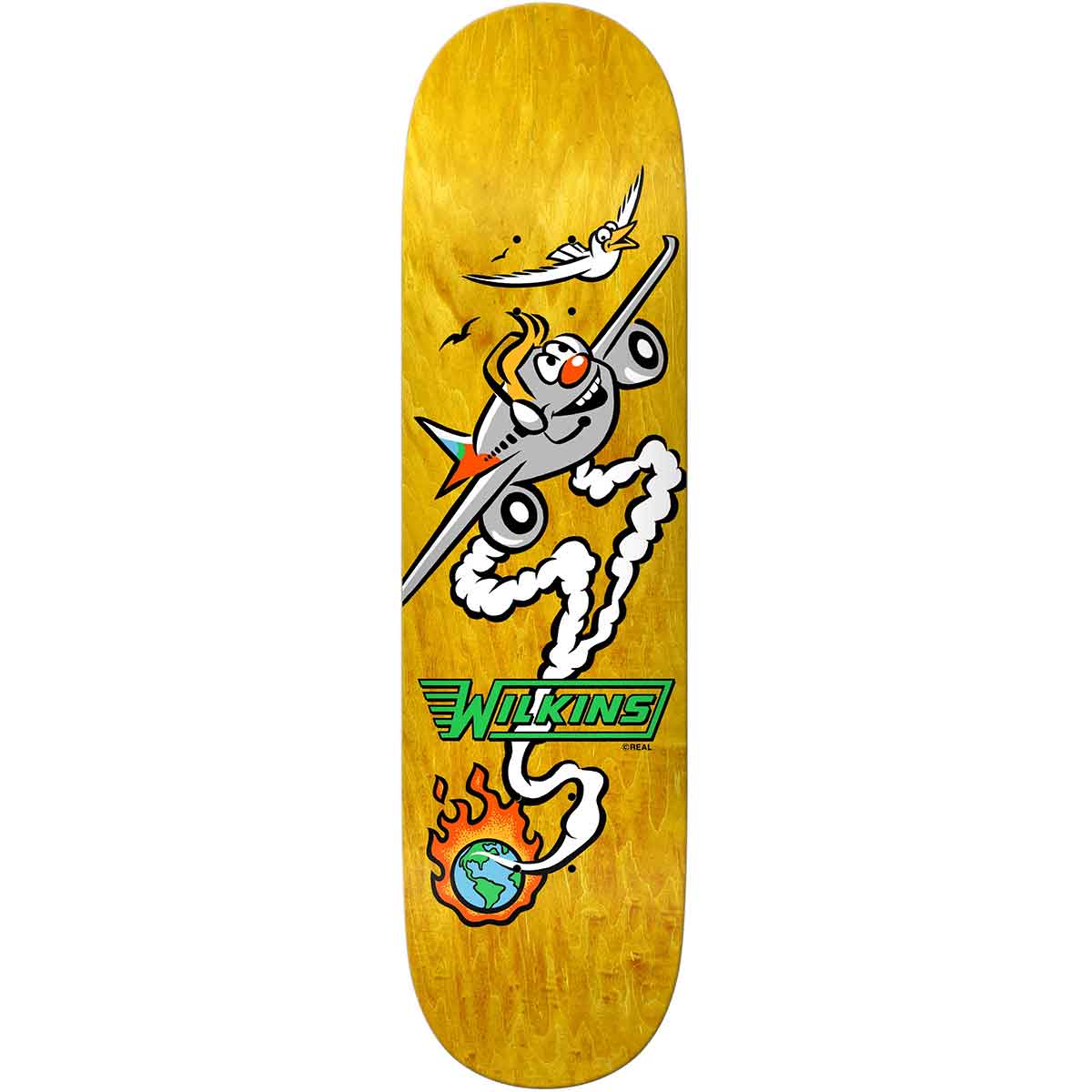 Real Jimmy Wilkins Mascot Pro Skateboard Deck - 8.5x31.85 | SoCal