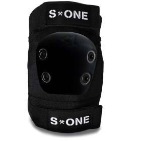 S1 Pro Elbow Pads - Black/Black Caps