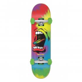 Santa Cruz Big Mouth Tie Dye Full Complete Skateboard - 8x31.25