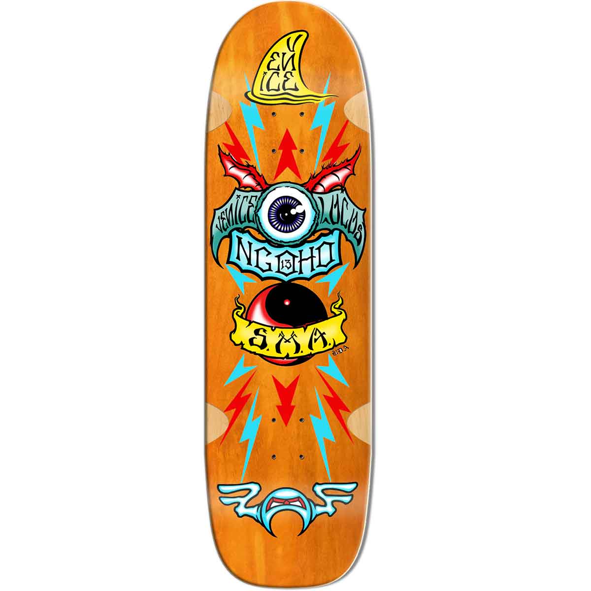 Santa Monica Airlines Pat Ngoho Re-Issue Shaped Skateboard Deck