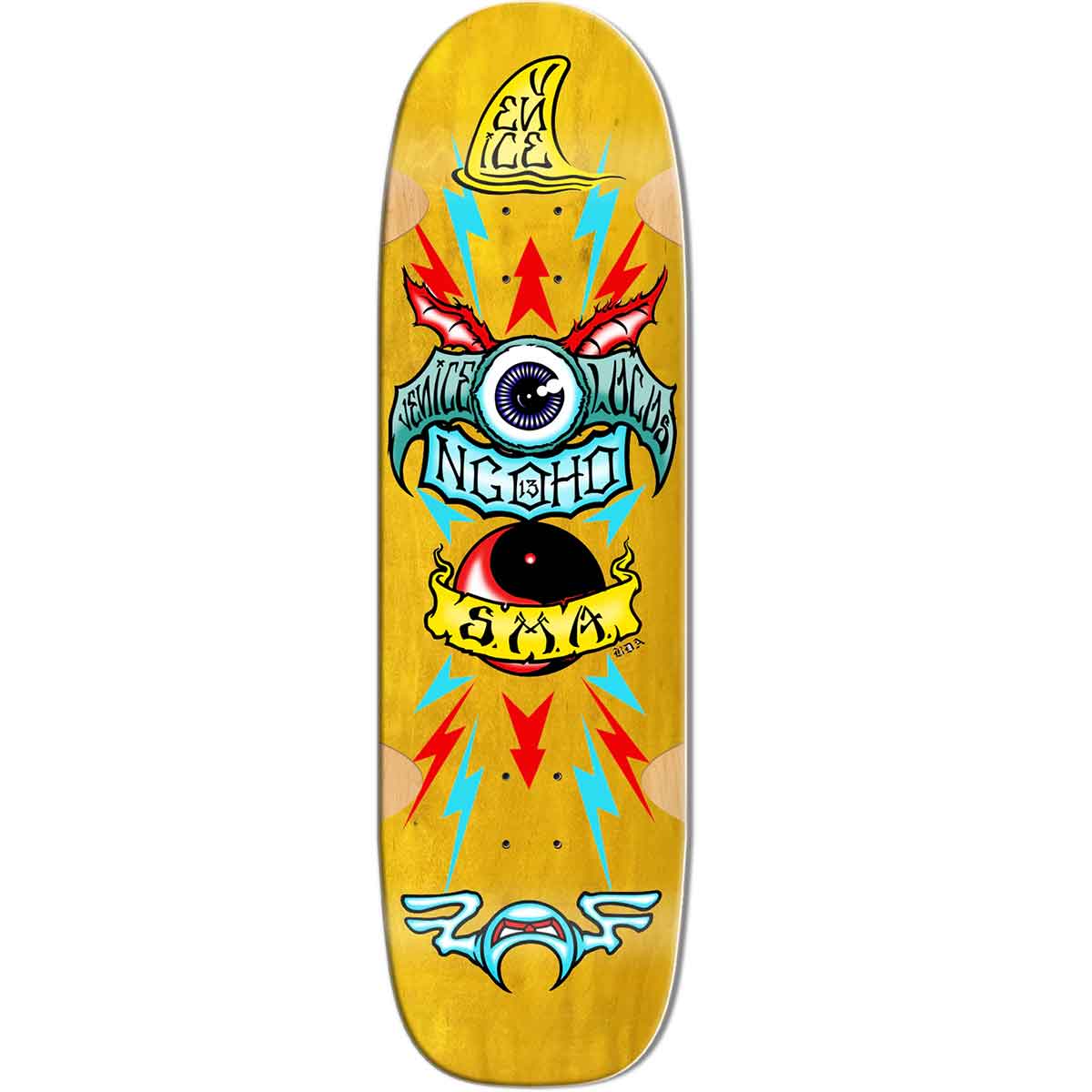 Santa Monica Airlines Pat Ngoho Re-Issue Shaped Skateboard Deck