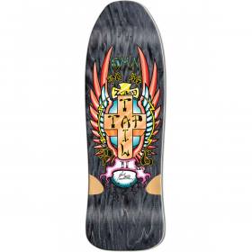 9.5x30 Santa Monica Airlines Paul Constanineau Re-Issue Shaped Deck -  Black Stain