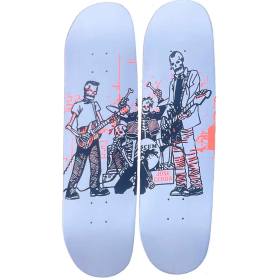 8.5x32.25 Scum Skates Jose Cerda 30th Anniversary Art Deck Set - Light Blue