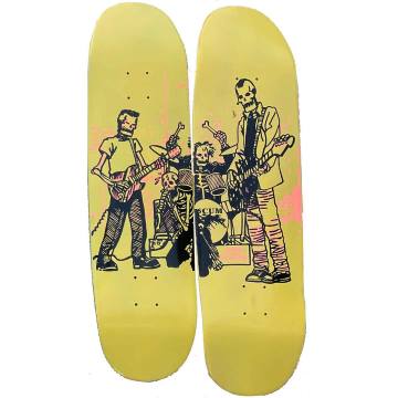 Scum Skates Jose Cerda 30th Anniversary Art Skateboard Deck Set