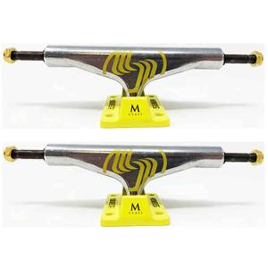 8" Silver M-Class Trucks - Silver/Yellow