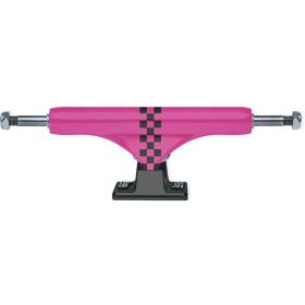 8" Slappy ST1 Classic Arisa Trew Checkers Pro Trucks - Pink/Black