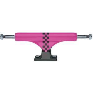 8" Slappy ST1 Classic Arisa Trew Checkers Pro Trucks - Pink/Black