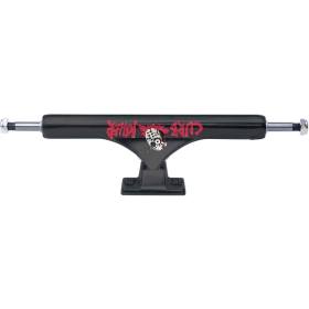 8.5" Slappy ST1 Hollow Inverted Curb Killer Trucks - Matte Black